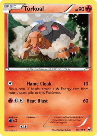 Torkoal 018 Dark Explorers - Uncommon