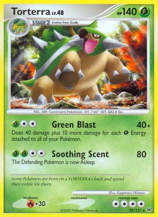 Torterra 039 Platinum - Rare