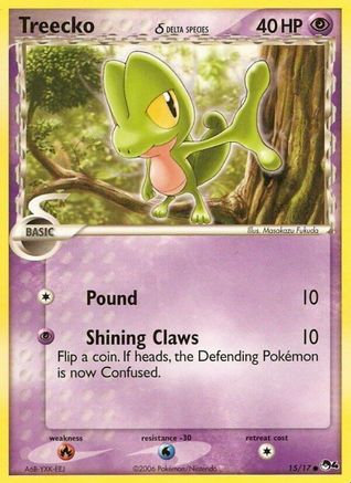 Treecko (Delta Species) 015 POP Series 4 - Common