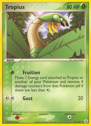 Tropius 027 Hidden Legends - Rare