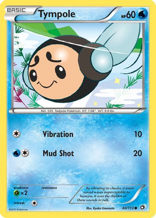 Tympole 040 - Reverse Holofoil Legendary Treasures - Common