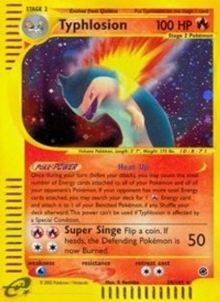 Typhlosion (28) 028 - Holofoil Expedition - Holo Rare