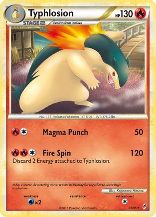 Typhlosion 035 Call of Legends - Rare