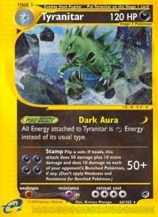 Tyranitar (66) 066 Expedition - Rare