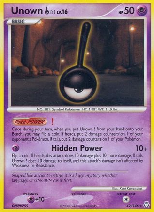 Unown (!) 042 Legends Awakened - Rare