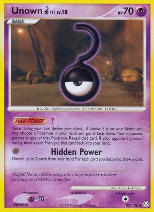 Unown (?) 082 - Reverse Holofoil Legends Awakened - Uncommon