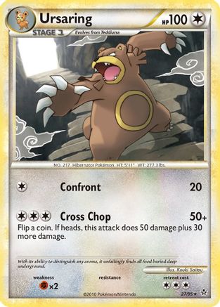 Ursaring 027 - Reverse Holofoil Unleashed - Rare