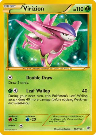 Virizion (Secret) 103 - Holofoil Plasma Blast - Secret Rare