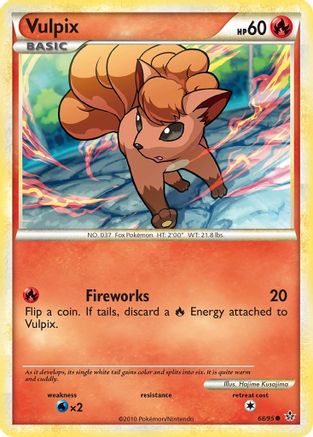 Vulpix 068 - Reverse Holofoil Unleashed - Common