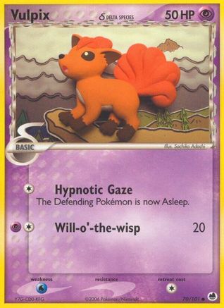 Vulpix (Delta Species) 070/101 Dragon Frontiers - Common