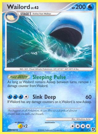 Wailord 030 Great Encounters - Rare