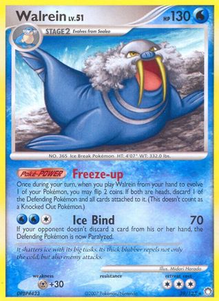 Walrein 039 - Reverse Holofoil Mysterious Treasures - Rare
