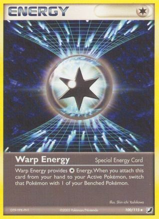 Warp Energy 100 - Reverse Holofoil Unseen Forces - Uncommon