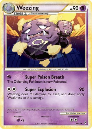 Weezing 038 Call of Legends - Rare