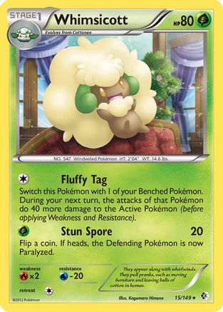 Whimsicott 015 Boundaries Crossed - Rare