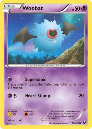 Woobat 050 Dark Explorers - Common