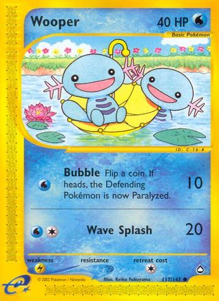 Wooper (117) 117 Aquapolis - Common