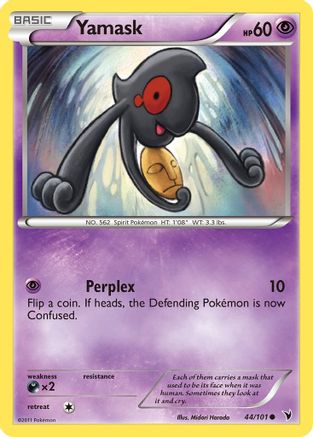 Yamask (44) 044 - Reverse Holofoil Noble Victories - Common