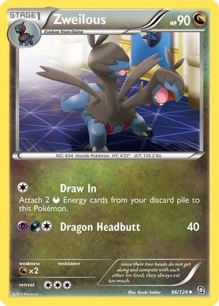 Zweilous (96) 096 - Reverse Holofoil Dragons Exalted - Uncommon