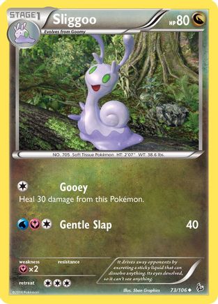 Sliggoo 073/106 - Reverse Holofoil XY Flashfire - Uncommon