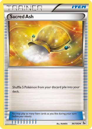 Sacred Ash 096/106 - Reverse Holofoil XY Flashfire - Uncommon