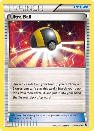 Ultra Ball 099/106 XY Flashfire - Uncommon