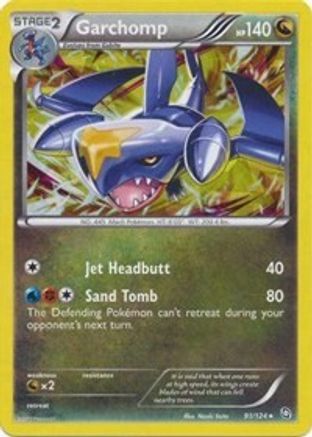 Garchomp 091/124 - Holofoil Deck Exclusives - Holo Rare