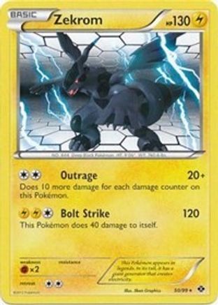 Zekrom 050/099 - Holofoil Deck Exclusives - Holo Rare