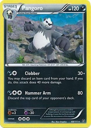 Pangoro 068/111 - Holofoil Deck Exclusives - Holo Rare