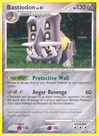 Bastiodon 021 Mysterious Treasures - Rare