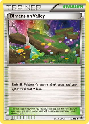 Dimension Valley 093/119 - Reverse Holofoil XY Phantom Forces - Uncommon