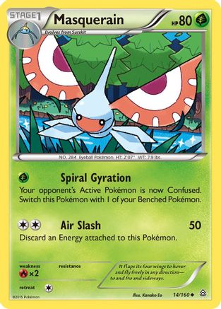 Masquerain 014 XY Primal Clash - Uncommon