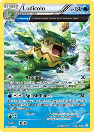 Ludicolo (Alpha) 037/160 - Reverse Holofoil XY Primal Clash - Rare