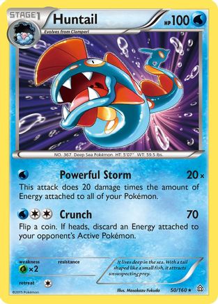 Huntail 050 - Holofoil XY Primal Clash - Holo Rare