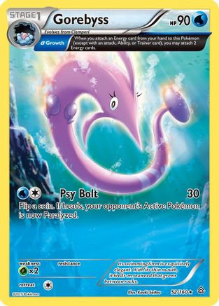 Gorebyss (Alpha) 052/160 - Reverse Holofoil XY Primal Clash - Rare