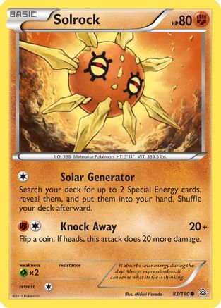 Solrock 083 XY Primal Clash - Common