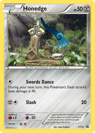 Honedge XY12 - Holofoil XY Promos - Promo