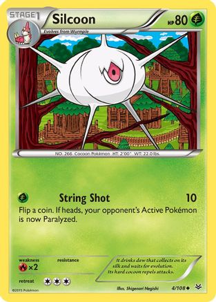 Silcoon 004/108 XY Roaring Skies - Uncommon