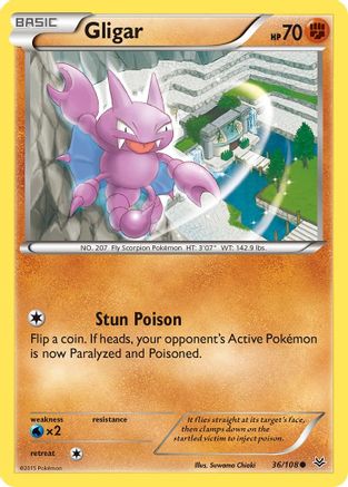 Gligar 036/108 XY Roaring Skies - Common