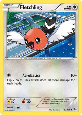 Fletchling 082/108 XY Roaring Skies - Common
