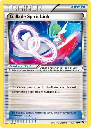 Gallade Spirit Link 083/108 - Reverse Holofoil XY Roaring Skies - Uncommon