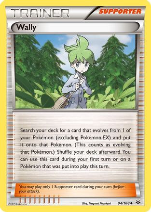 Wally 094/108 - Reverse Holofoil XY Roaring Skies - Uncommon
