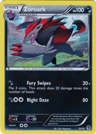 Zoroark (#17 Non 017 BW Trainer Kit Excadrill & Zoroark - Common