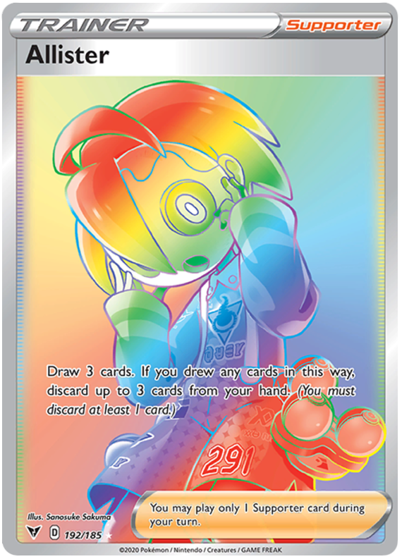 Allister - 192/185 - Secret Rare