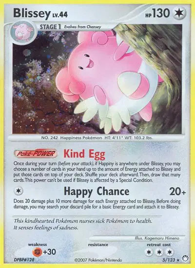 Blissey - 5/123 - Holo Rare