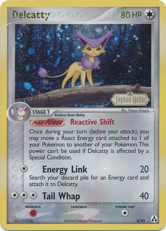 Delcatty (Stamped) - 4/92 - Reverse Holo