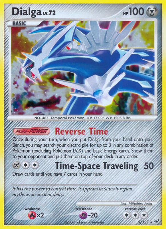 Dialga 5/127 - Holo Rare - Reverse Holo