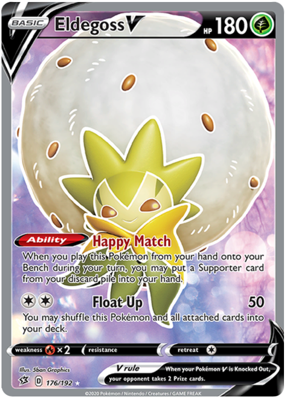 Eldegoss V - 176/192 - Full Art Ultra Rare