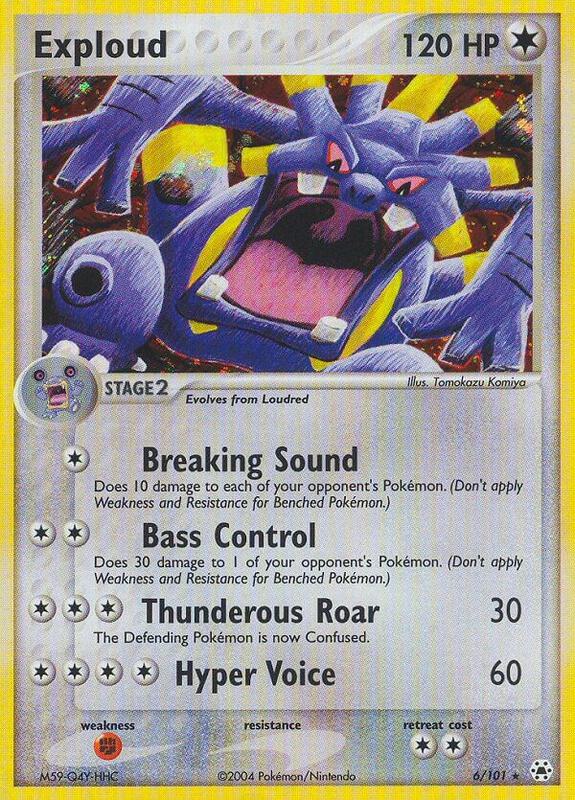 Exploud 6/101 - Holo Rare - Holo