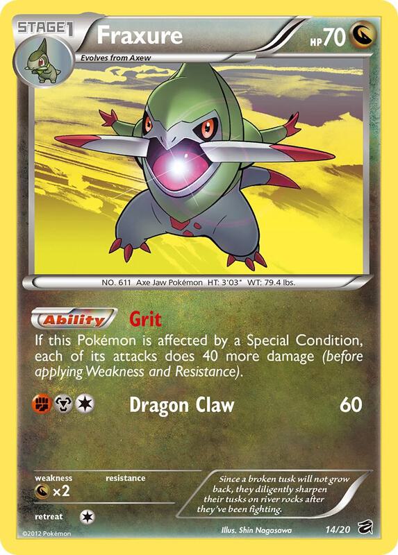 Fraxure 14/20 - Holo Rare - Holo